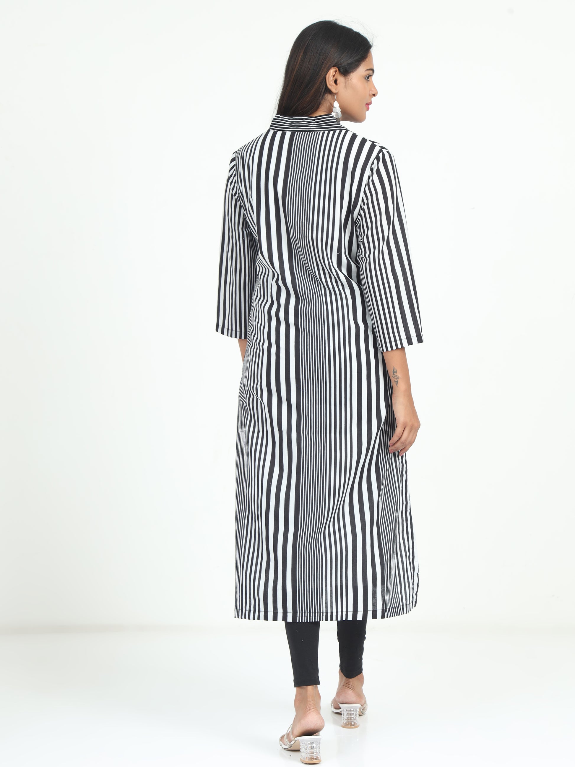 Striped Cotton Kurti